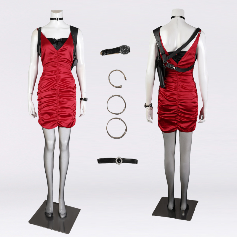 Resident Evil 4 Remake Ada Wong Costume Cosplay Suit Dress Unibuy