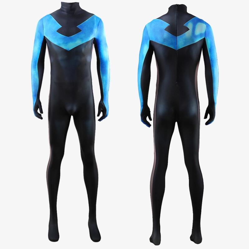 Superman Nightwing Costume Cosplay Suit Dick Grayson For Kids Adult Unibuy