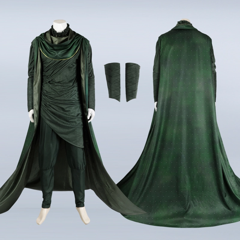 Loki Season 2 Costume Cosplay Suit with Cloak Unibuy