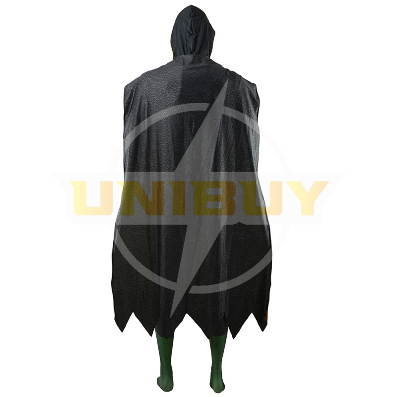 Robin Bodysuit Costume Cosplay with Cloak For Kids Adult Unibuy