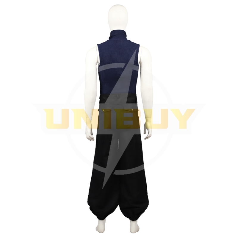 Final Fantasy VII Zack Fair Costume Cosplay Suit Blue Ver. Unibuy