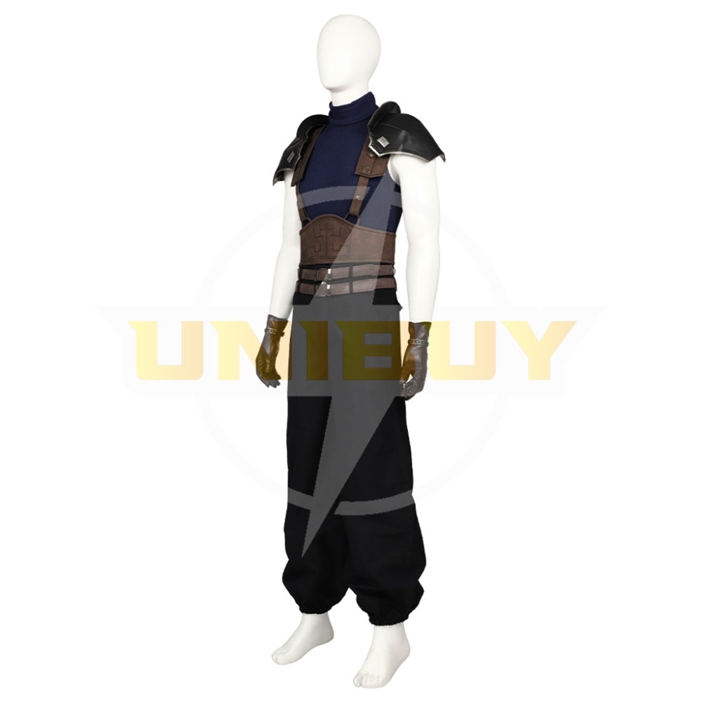 Final Fantasy VII Zack Fair Costume Cosplay Suit Blue Ver. Unibuy