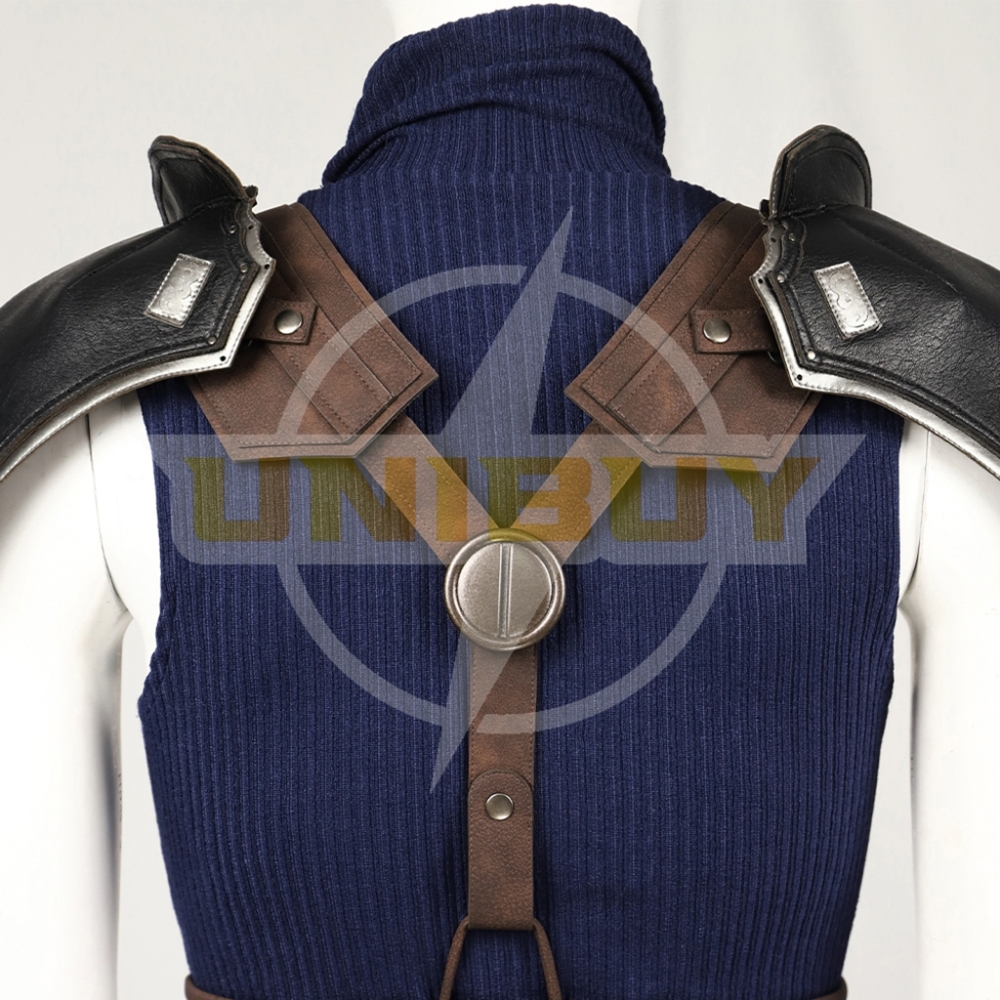 Final Fantasy VII Zack Fair Costume Cosplay Suit Blue Ver. Unibuy