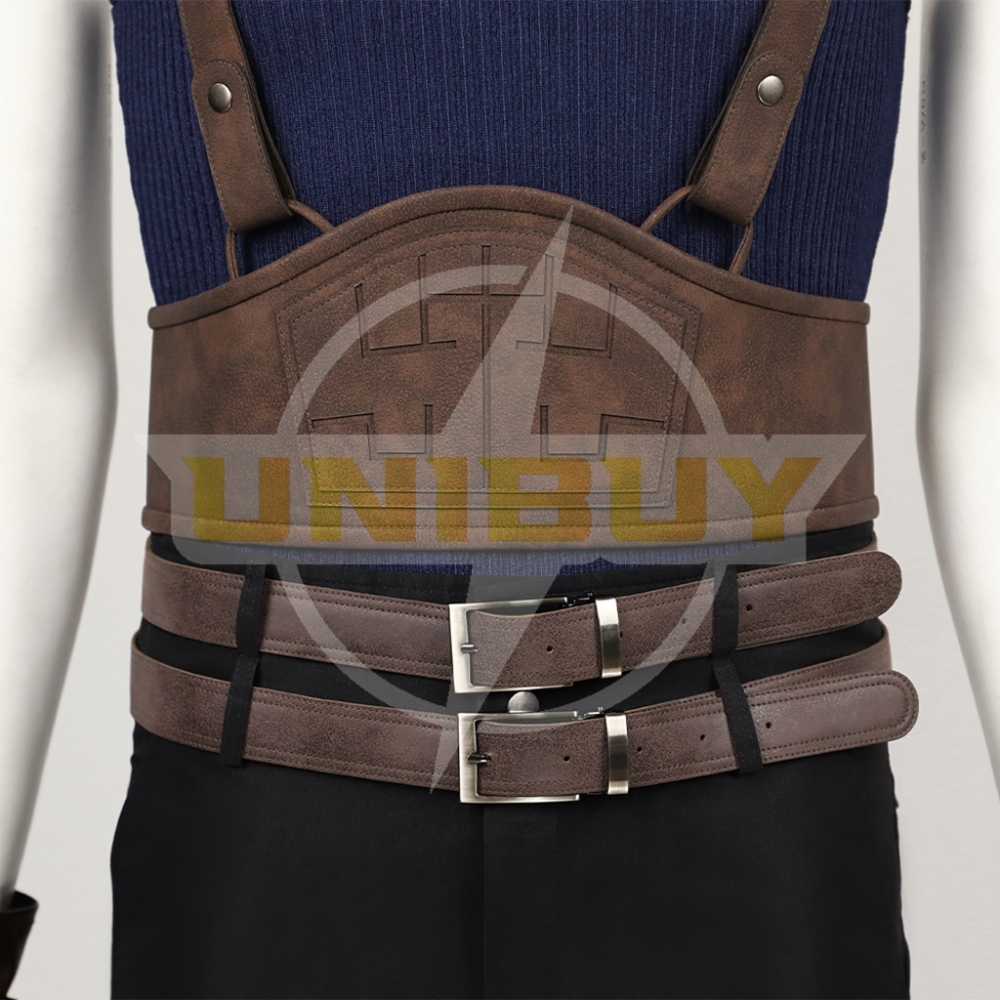 Final Fantasy VII Zack Fair Costume Cosplay Suit Blue Ver. Unibuy