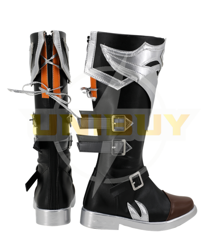 Genshin Impact Diluc Shoes Cosplay Men Boots Red Dead of Night Ver.3 Unibuy