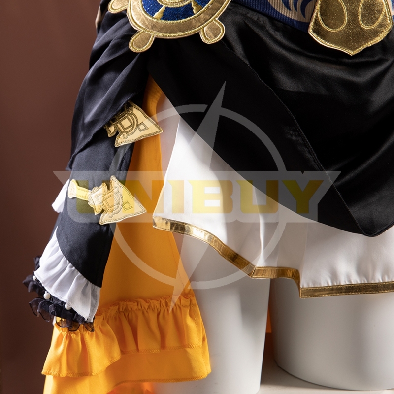 Genshin Impact Navia Costume Cosplay Suit with Hat Unibuy