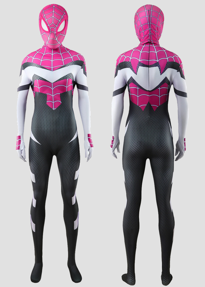 Gwen Stacy Costume Cosplay Suit Spider-Man Across the Spider-Verse Bodysuit For Kids Adult Unibuy