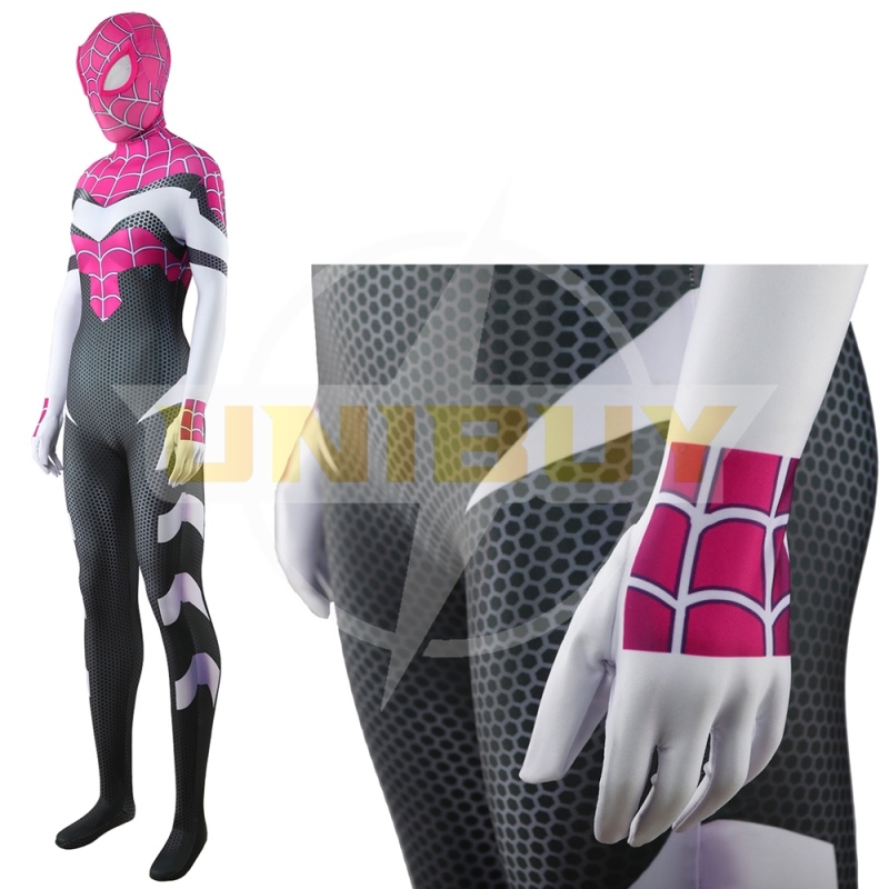 Gwen Stacy Costume Cosplay Suit Spider-Man Across the Spider-Verse Bodysuit For Kids Adult Unibuy