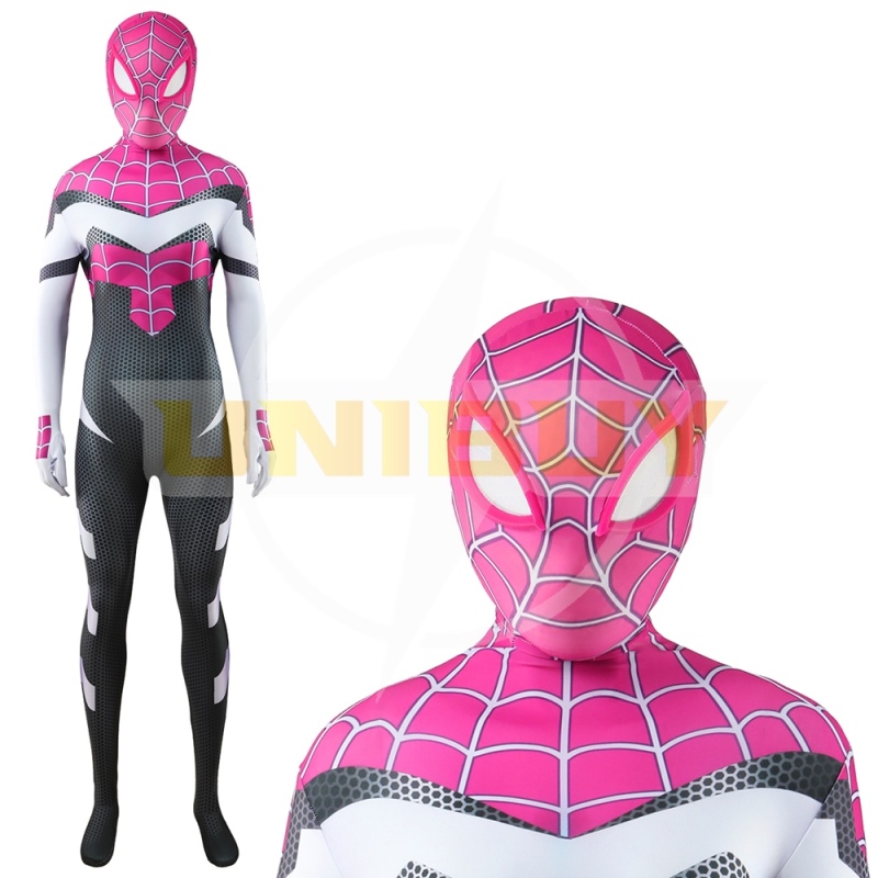 Gwen Stacy Costume Cosplay Suit Spider-Man Across the Spider-Verse Bodysuit For Kids Adult Unibuy