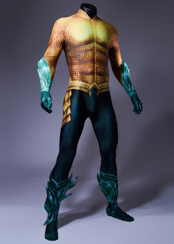 Aquaman Arthur Curry Bodysuit Costume Cosplay Suit for Adults Kids Unibuy