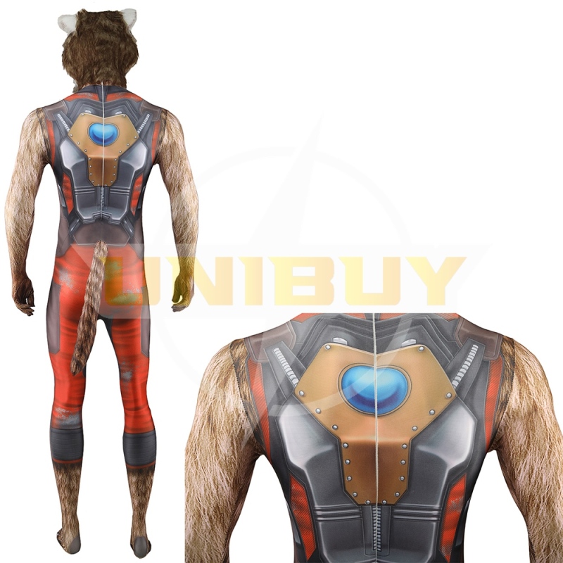 Guardians of the Galaxy 3 Rocky Bodysuit Cosplay Costume With Mask For Kids Adult Unibuy