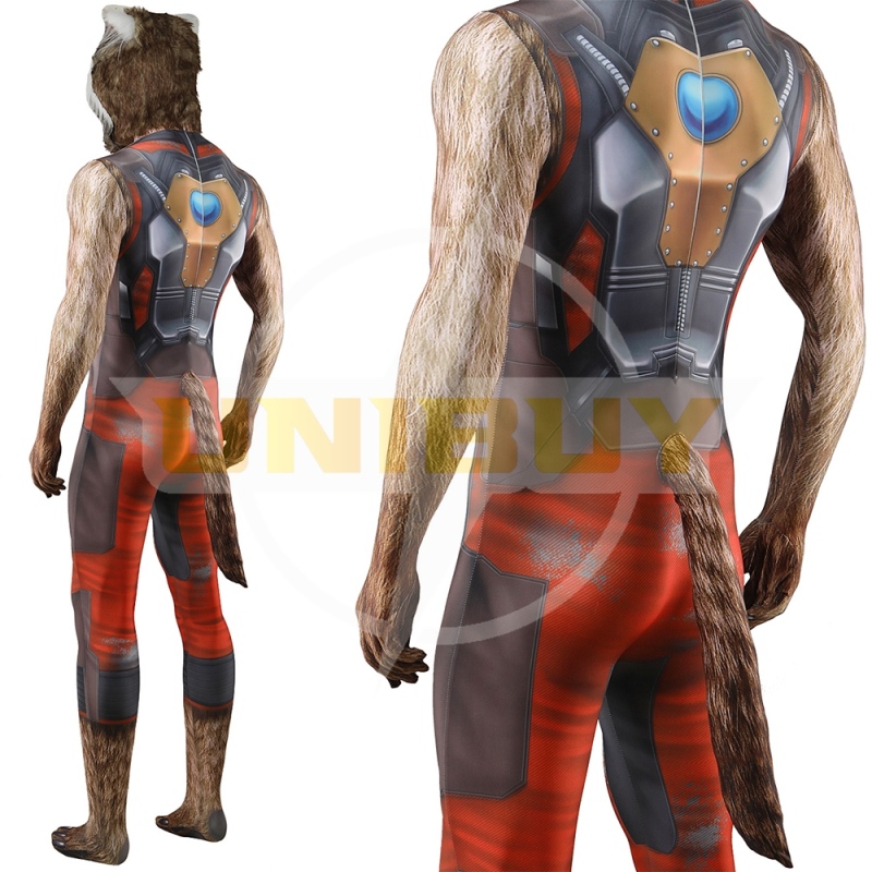 Guardians of the Galaxy 3 Rocky Bodysuit Cosplay Costume With Mask For Kids Adult Unibuy