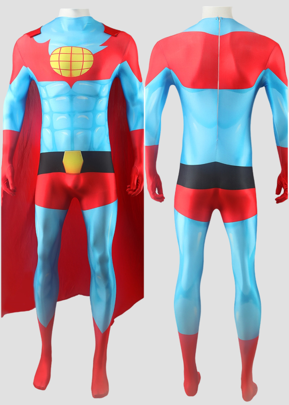 Captain Planet and the Planeteers Costume Cosplay Suit with Cloak For Kids Adult Unibuy