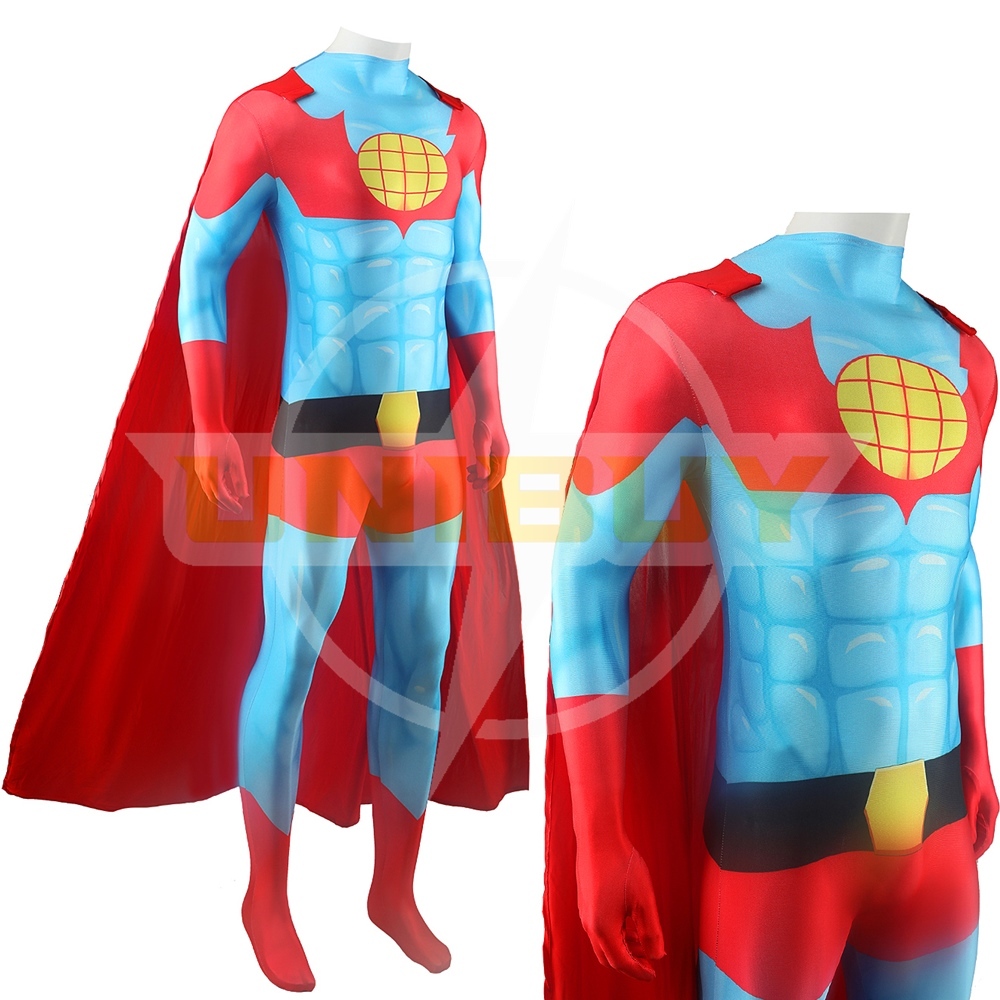Captain Planet and the Planeteers Costume Cosplay Suit with Cloak For Kids Adult Unibuy