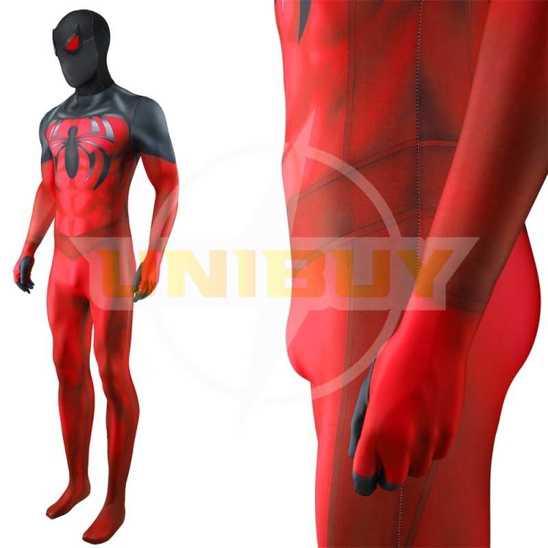 Ultimate Spider-Man Scarlet Spider Cosplay Costume Suit For Kids Adult Unibuy