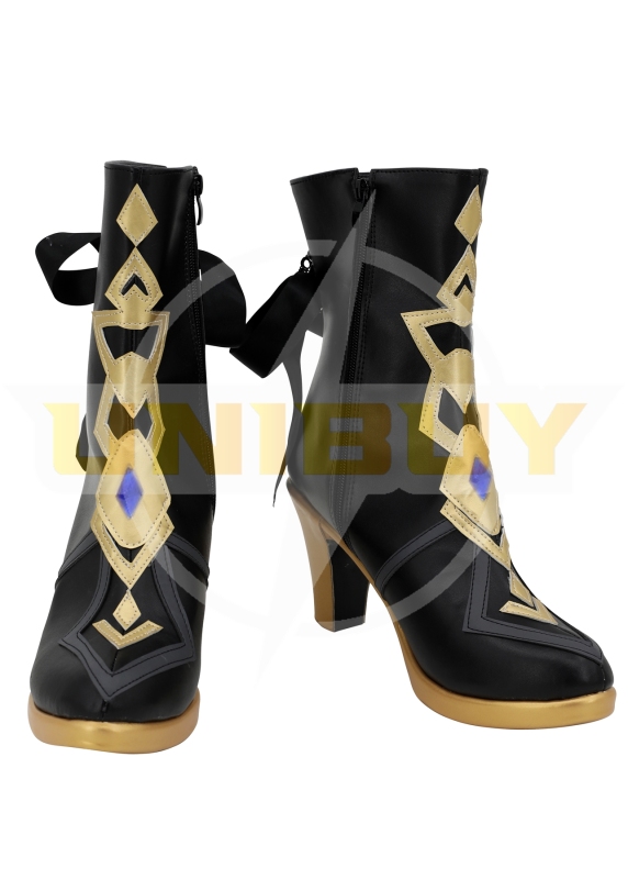 Genshin Impact Navia Shoes Cosplay Women Boots Unibuy