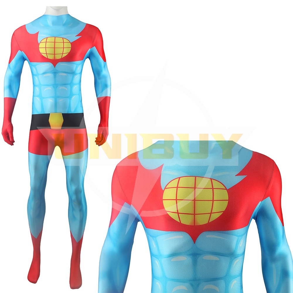 Captain Planet and the Planeteers Costume Cosplay Suit with Cloak For Kids Adult Unibuy