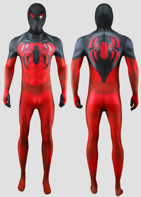 Ultimate Spider-Man Scarlet Spider Cosplay Costume Suit For Kids Adult Unibuy