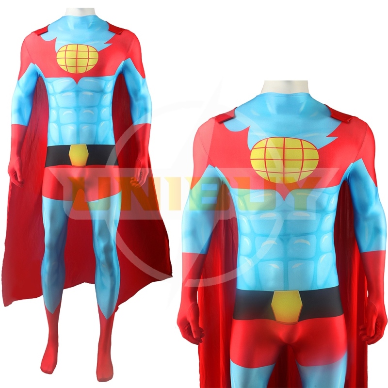 Captain Planet and the Planeteers Costume Cosplay Suit with Cloak For Kids Adult Unibuy