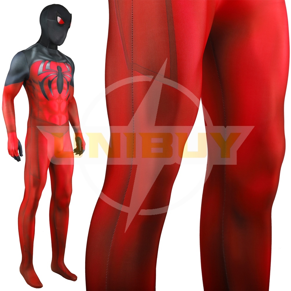 Ultimate Spider-Man Scarlet Spider Cosplay Costume Suit For Kids Adult Unibuy