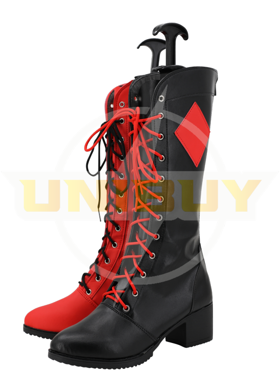 Harley Quinn Shoes Cosplay The Suicide Squad Black women Boots Unibuy