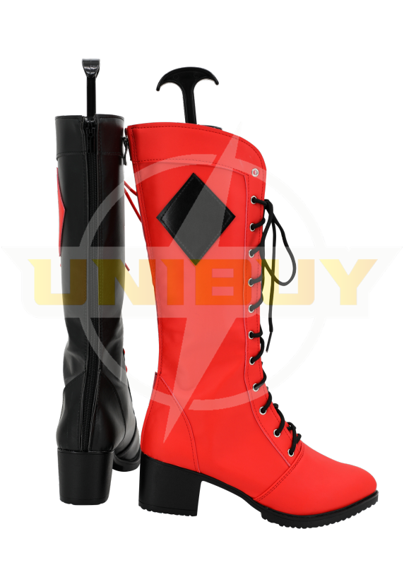 Harley Quinn Shoes Cosplay The Suicide Squad Black women Boots Unibuy