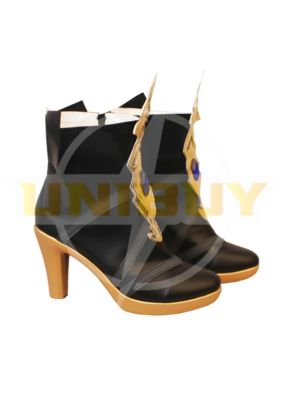 Genshin Impact Navia Shoes Cosplay Women Boots Unibuy