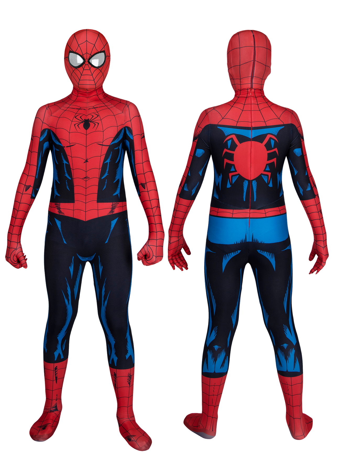 Marvel's Spider-Man PS5 Vintage Comic Book Suit Costume Cosplay Kids Unibuy