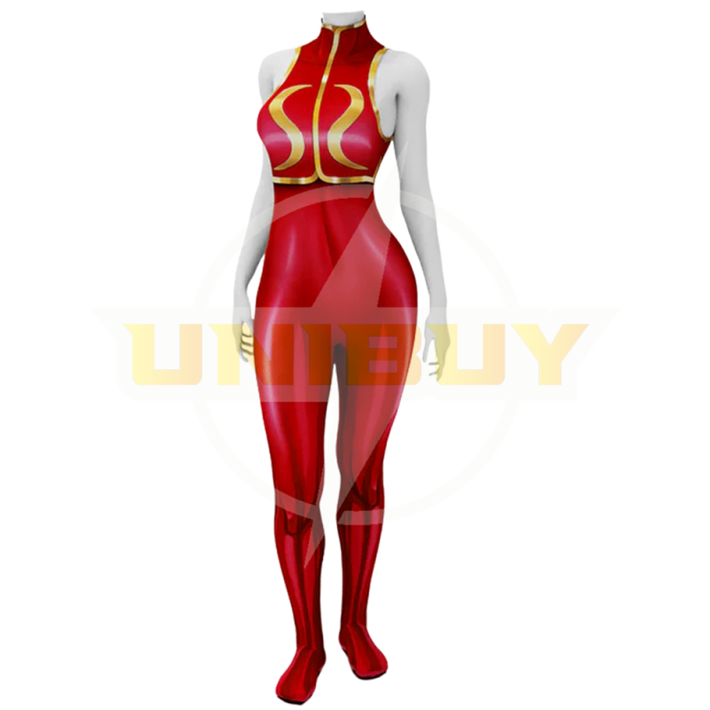 Street Fighter 2 Chun-Li Costume Cosplay Bodysuit for Adult Kids Unibuy