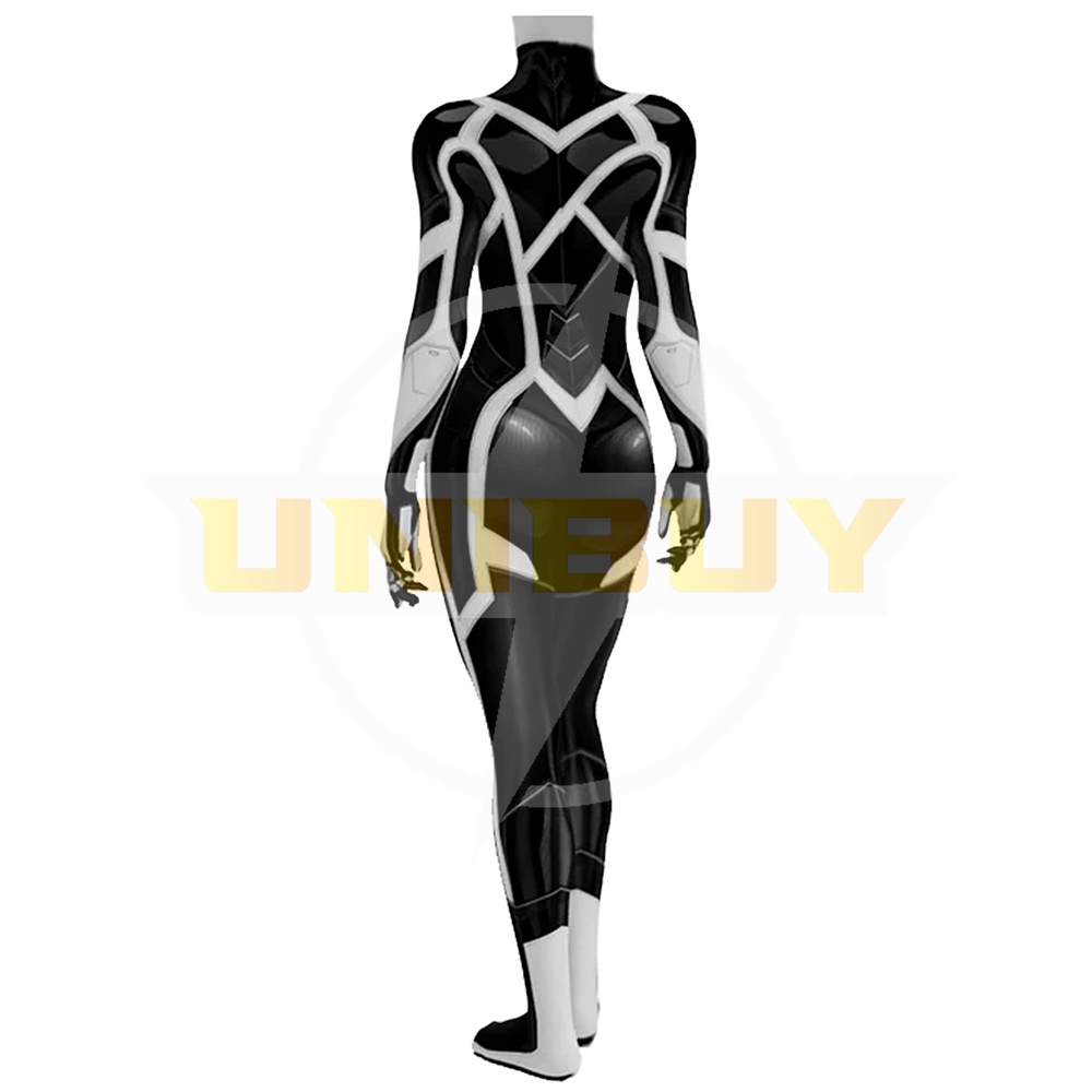 PS5 Marvel's Spider-Man 2 Black Cat Costume Cosplay Bodysuit for Adult Kids Unibuy