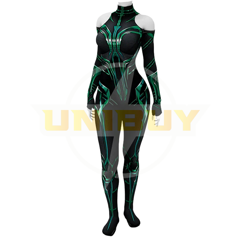 Thor Ragnarok Hela Bodysuit Cosplay Costume Suit Goddess of Death for Adult Kids Unibuy