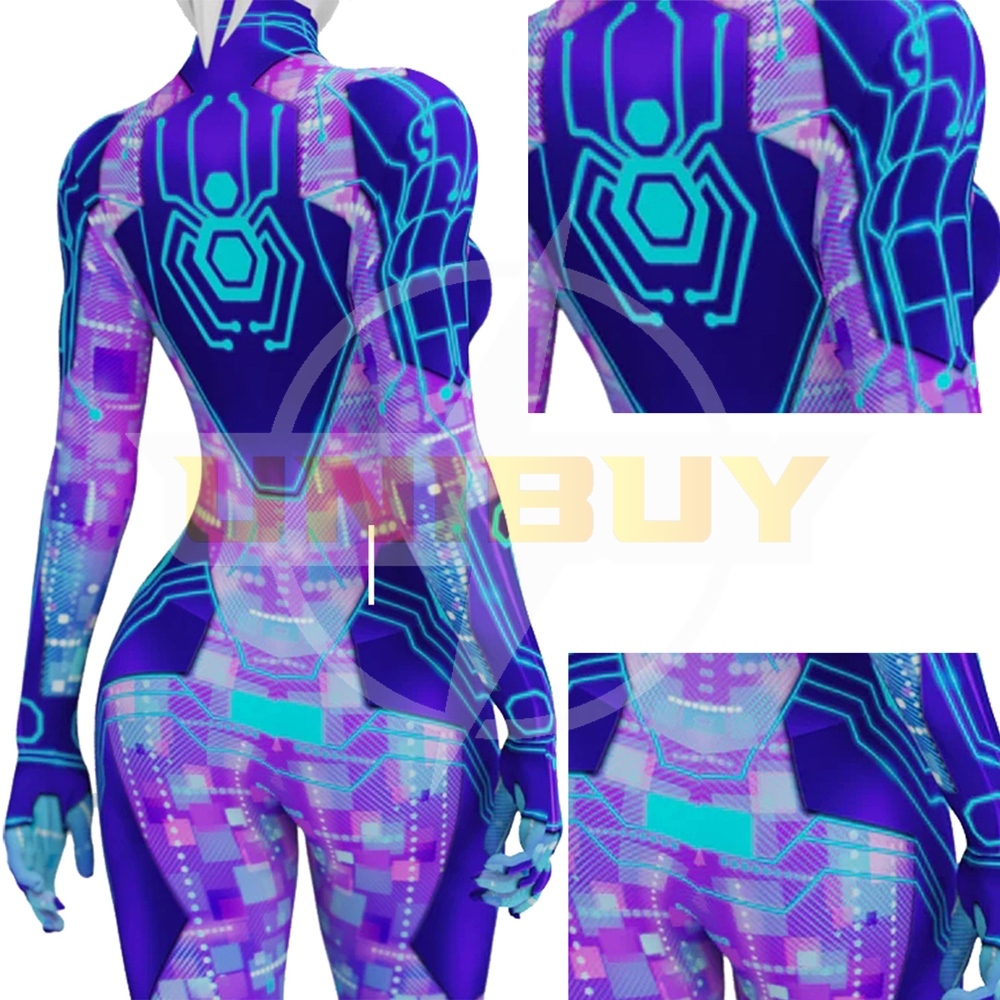Spider-Man Spider-Byte Margo Costume Cosplay Bodysuit Across the Spider-Verse for Adult Kids Unibuy