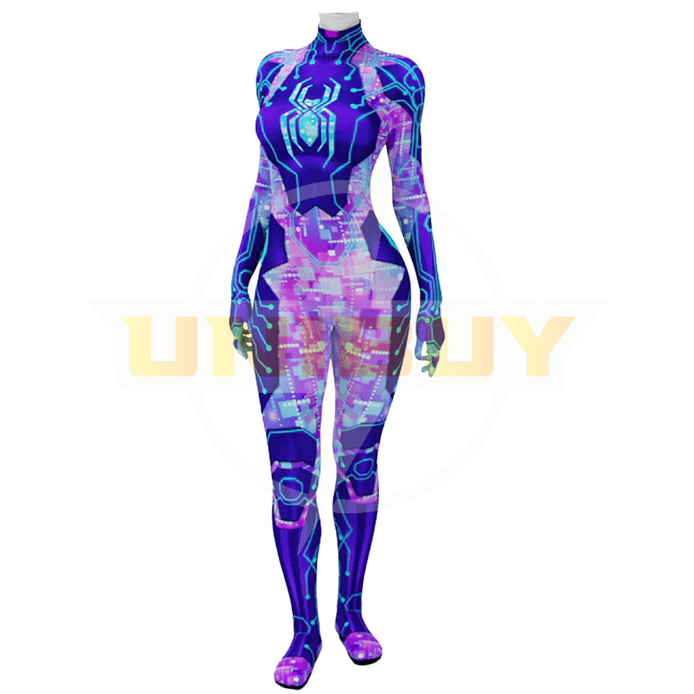 Spider-Man Spider-Byte Margo Costume Cosplay Bodysuit Across the Spider-Verse for Adult Kids Unibuy