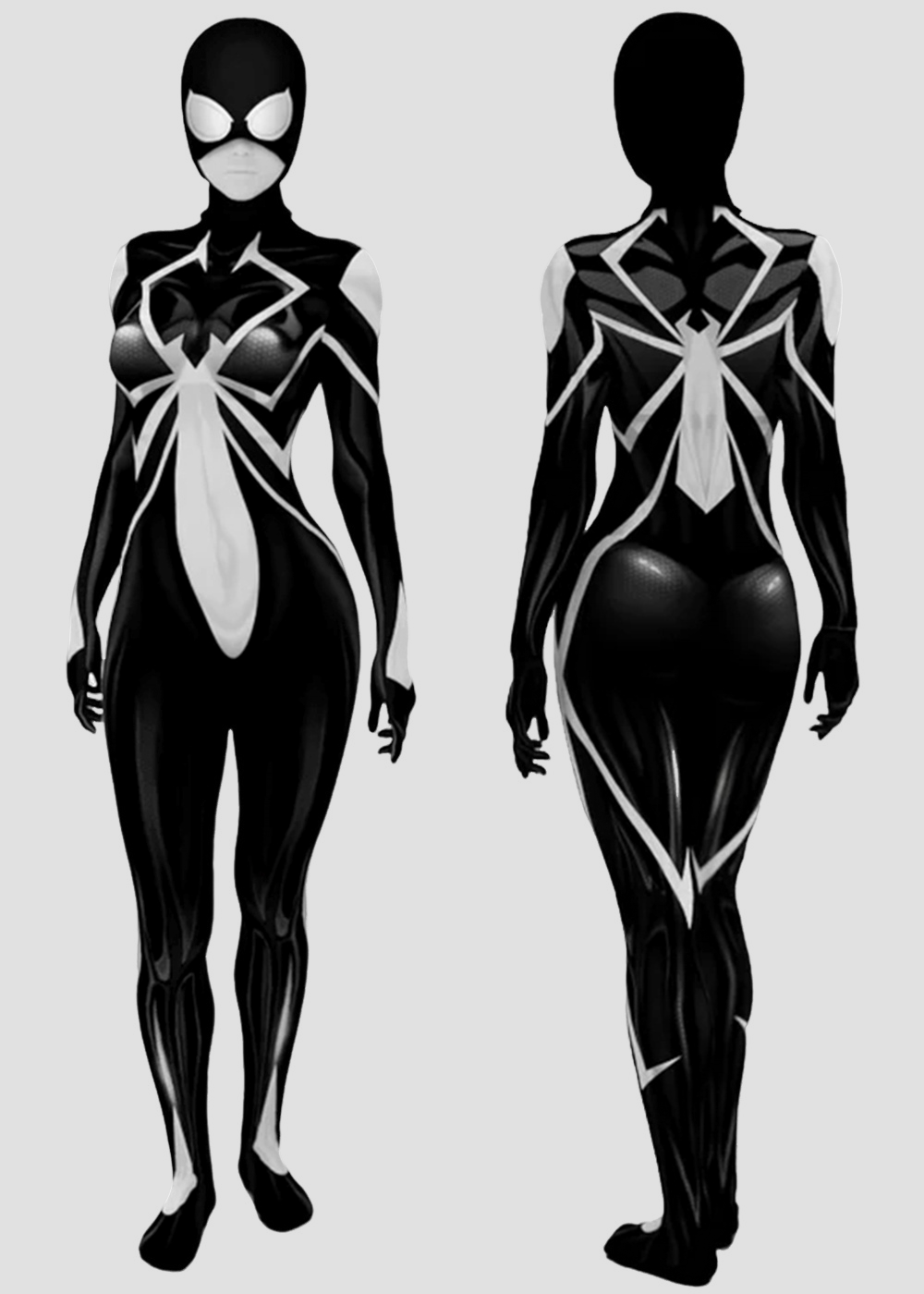 Spider Girl Cosplay Costume Black Suit For Kids Adult Unibuy