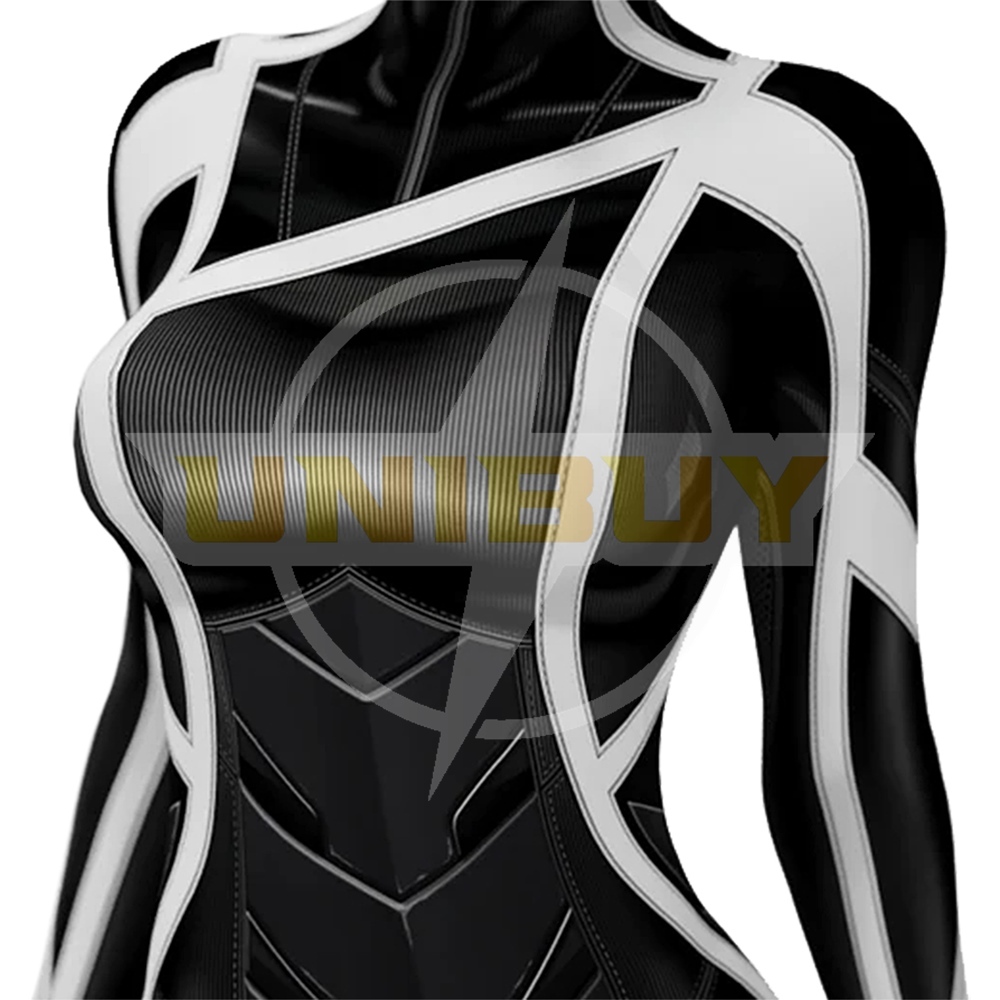 PS5 Marvel's Spider-Man 2 Black Cat Costume Cosplay Bodysuit for Adult Kids Unibuy