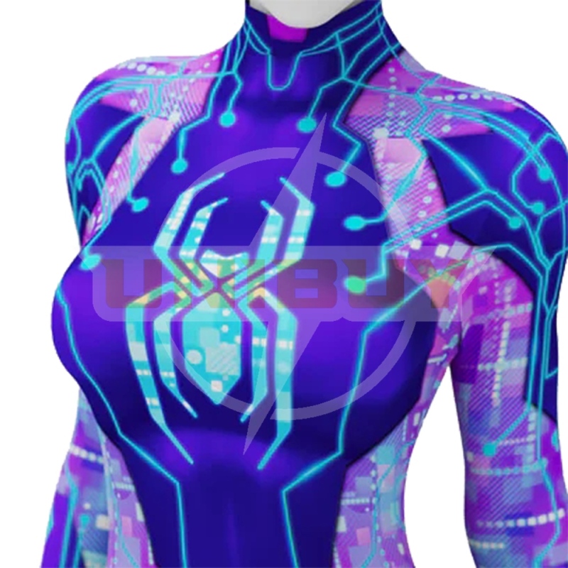 Spider-Man Spider-Byte Margo Costume Cosplay Bodysuit Across the Spider-Verse for Adult Kids Unibuy