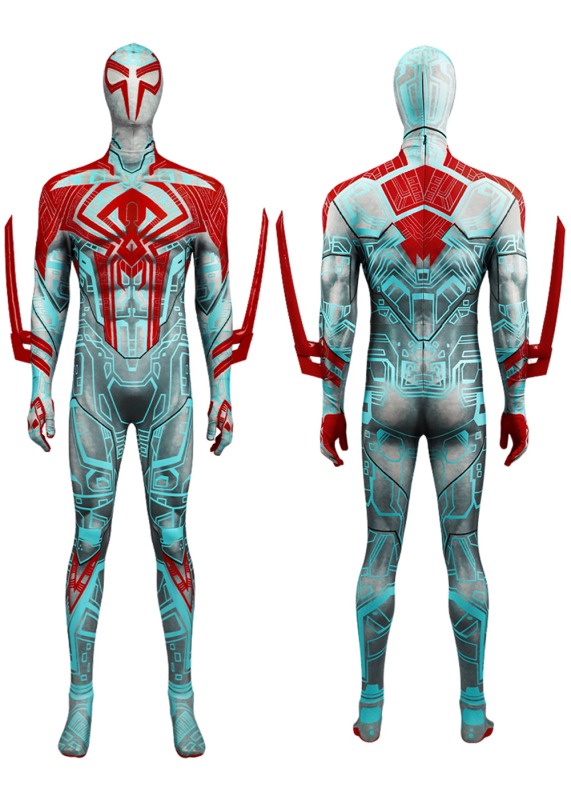 Spider-Man 2099 Bodysuit Costume Cosplay Suit for Adults Kids Unibuy