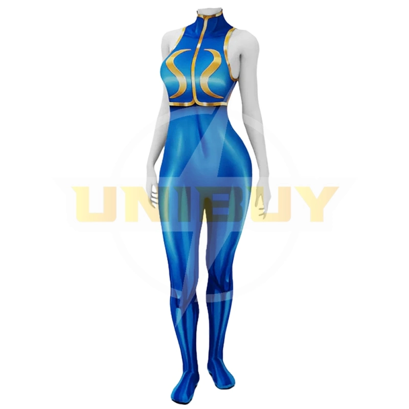 Street Fighter II Chun-Li Suit Cosplay Costume For Kids Adult Unibuy