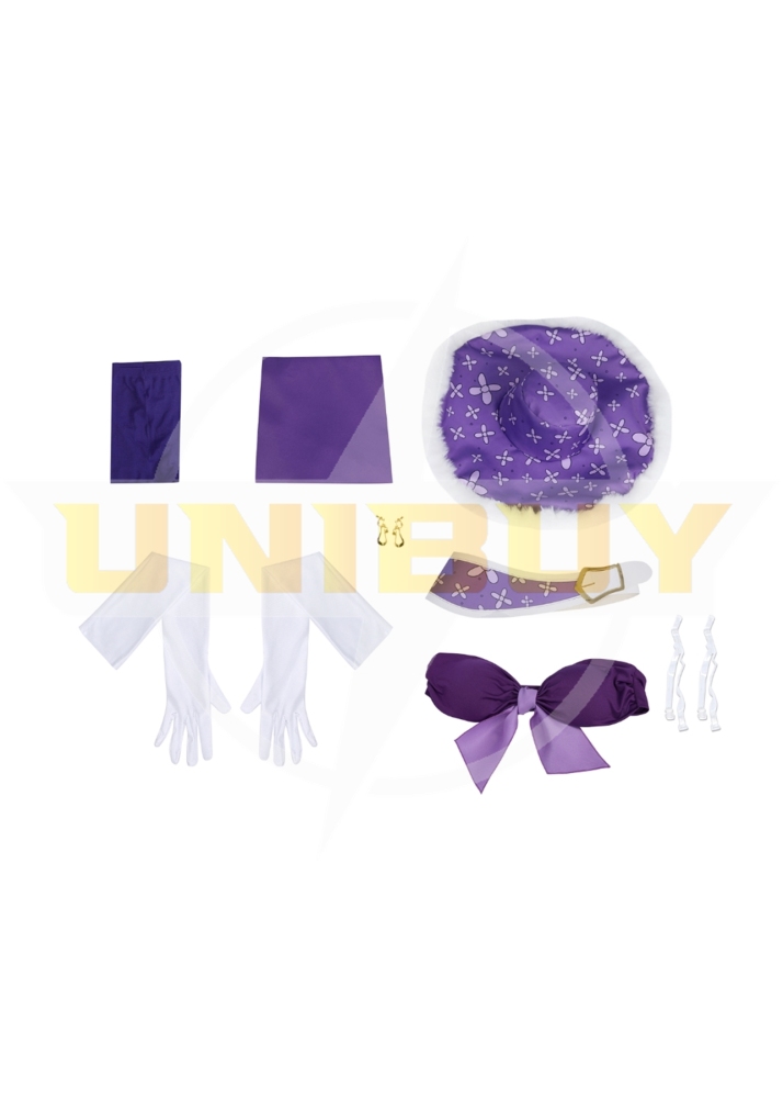 ONE PIECE Nico Robin Costume Cosplay Suit Purple Unibuy