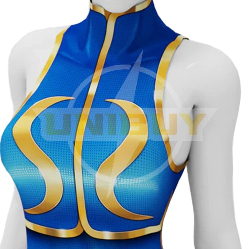 Street Fighter II Chun-Li Suit Cosplay Costume For Kids Adult Unibuy