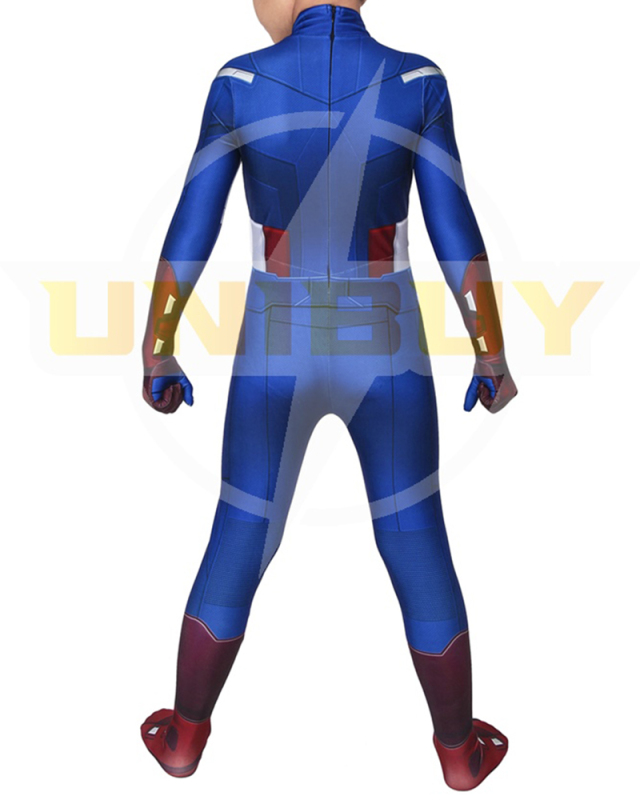 Avengers Captain America Kids Bodysuit Costume Cosplay Suit Steve Rogers Unibuy