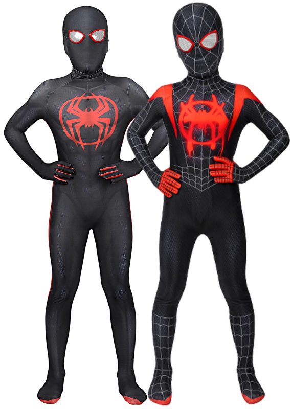 Spider-Man Miles Morales Costume Cosplay Suit Kids Unibuy