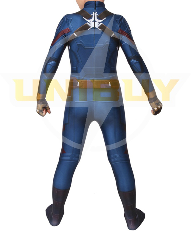 Captain America Costume Cosplay Suit Kids Steve Rogers Avengers Endgame Unibuy