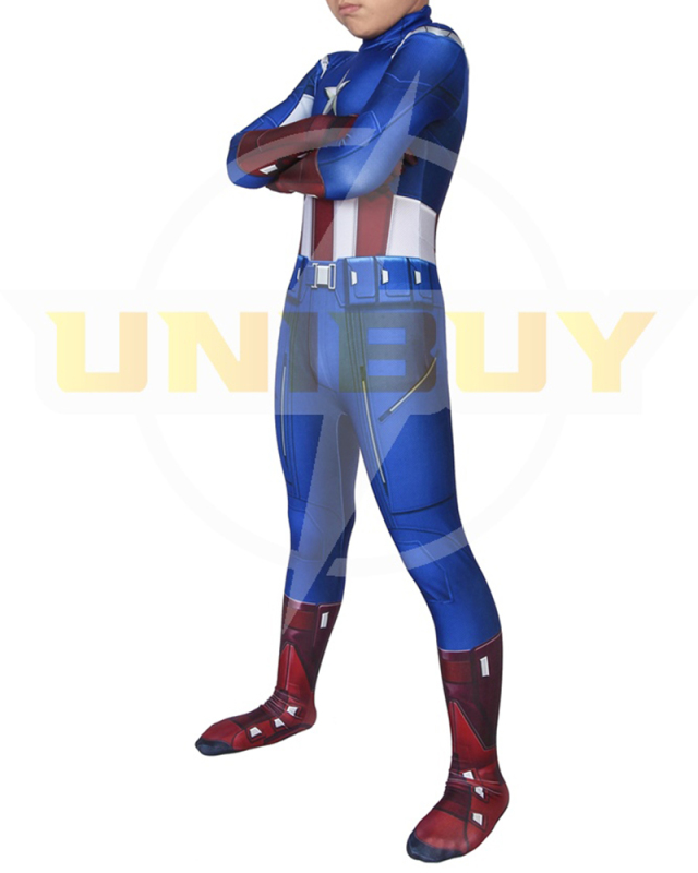 Avengers Captain America Kids Bodysuit Costume Cosplay Suit Steve Rogers Unibuy