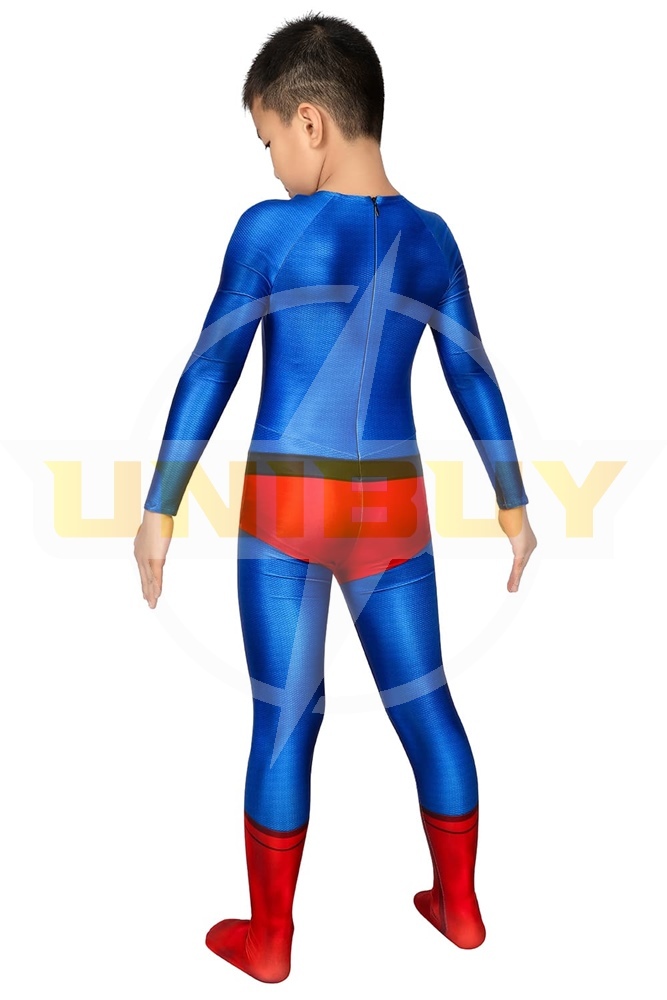Superman Costume Cosplay Suit Kids Clark Kent Crisis on Infinite Earths Unibuy