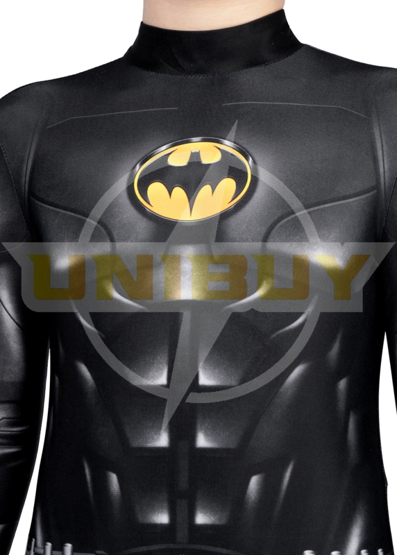 The Flash Batman Kids Costume Cosplay Suit with Cloak Unibuy