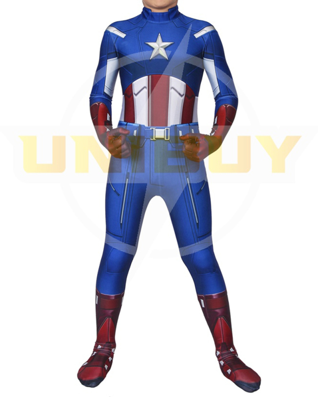 Avengers Captain America Kids Bodysuit Costume Cosplay Suit Steve Rogers Unibuy