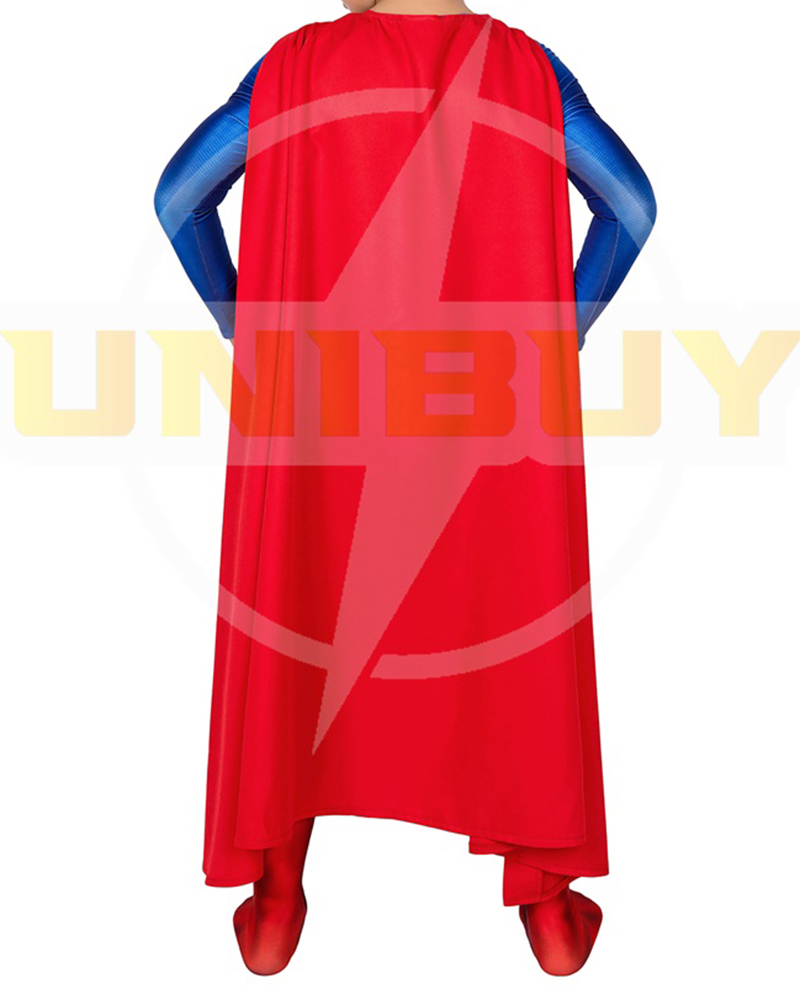 Superman Costume Cosplay Suit Kids Clark Kent Crisis on Infinite Earths Unibuy