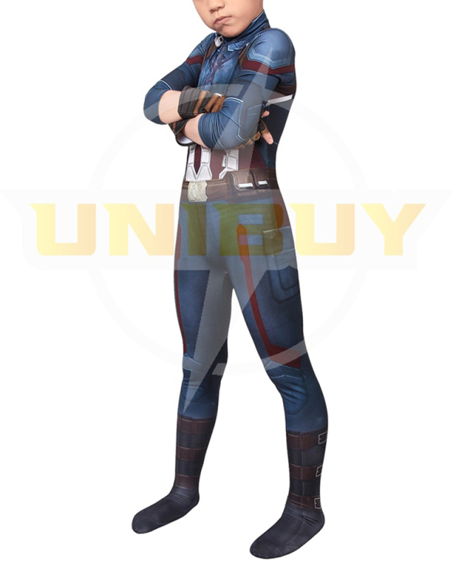 Avengers Captain America Kids Bodysuit Costume Cosplay Suit Steve Rogers Unibuy