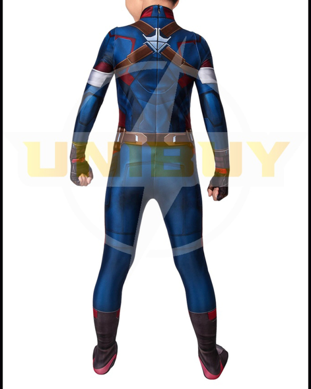 Avengers Captain America Kids Bodysuit Costume Cosplay Suit Steve Rogers Unibuy